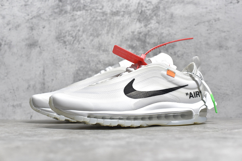 Authentic OFF-WHITE x Nike Air Max 97 White GS